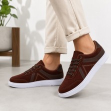Black Flex Erkek Kanvas Casual Ayakkabı Kahve 40-44