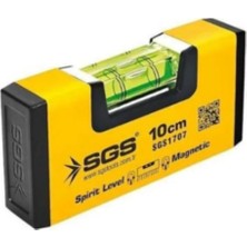 Sgs Alüminyum Mıknatıslı Mini Su Terazisi (10 Cm)