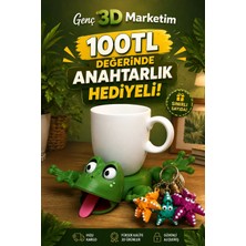 Genç 3D Eğlenceli Kurbağa Bardak Tutucu – Sevimli Hediyelik 3D Dekoratif Bardak Standı ( Üst Kapağı Sabit)