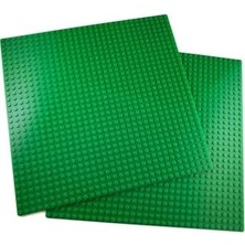 11023 Classic Yeşil Zemin Plaka, +4 Yaratıcı Oyuncak Yapım Seti (1 Parça) 25CMX25CM, Baseplate