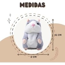 Ses Tekrar Eden Hamster Fare Interaktif Oyuncak, Çok Renkli