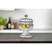 Lemon Emaye Ayaklı Şekerlik