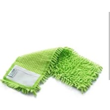 40 cm Mikrofiber Makarna Mop Başlığı 2’li Set, Yüksek Emici Chenille Mop Ucu, Iz ve Tüy Bırakmaz, Parke, Seramik, Laminat ve Mermer Için Uygun Temizlik Bezi (Turuncu, Yeşil, Mavi)