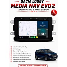 Dacia Lodgy Orijinal Media Nav Evo 2 Carpaly / Android Auto Özellikli Multimedya