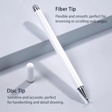 Dokunmatik Ekran Için Stylus Kalem, Galaxy Tab A9+/a8/a7/a7 Lite Için Stylus, iPad Pro/ipad 9/8/7/6 Için Yüksek Hassasiyetli Kalem, Ful Hd Tablet/tüm Dokunmatik Cihazlar Için Yüksek Performans (Beyaz)