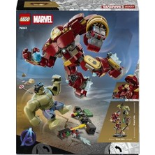 Efsanevi Savaş: Hulkbuster, Hulk’a Karşı 76343-9 Yaş ve Üzeri Çocuklar Için Iron Man ve Hulk Minifigürü ile Savaş Aksesuarlar Içeren Yaratıcı Oyuncak Yapım Seti, Hediye Fikri (413 Parça)