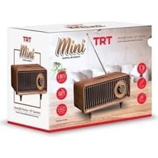 Trt Nostaljik Mini Radyo(Özel Trt Kutusunda,bluetoothlu, Pil ve Güç Kablosu Dahildir)