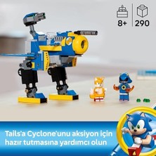 The Hedgehog Cyclone, Metal ’e Karşı 77002-8 Yaş ve Üzeri Çocuklar Için Koleksiyonluk Yaratıcı Oyuncak Yapım Seti, Doğum Günü Hediyesi (290 Parça)