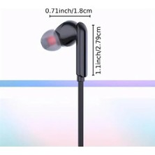 Tak Çalıştır Type-C Kulakiçi Kablolu Kulaklık Mikrofonlu Iphone 15 Pro Max S24 Ultra Uygun Kulaklık (Siyah)