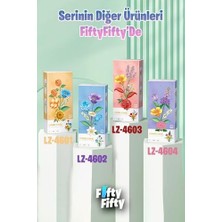 Vagonlife Loz Dekoratif ve Koleksiyonluk Çiçek Buketi 488 Parça Çiçek Modeli Yapım Seti FFLZ-4602