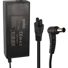 Weko 14 Volt - 3 Amper 6.5*4.4 Uçlu Iğneli Yerli Üretim Plastik Kasa Masaüstü Samsung Monitör Adaptörü