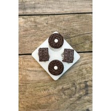 Concept Bisküvi Dörtlü Silikon Mum Kalıbı
