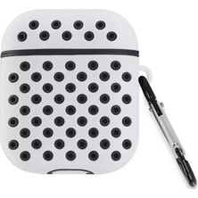 Al-Kar Ticaret Newface Apple Airpods 2 (2.nesil) Spor Delikli Kılıf - Gri-Siyah