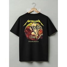 Nubarco Premium Baskı Kaliteli Metallica Tasarımlı Pamuklu Unisex Tişört