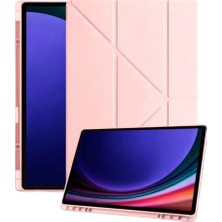 Al-Kar Ticaret Newface Samsung Galaxy Tab A11 Kalemlikli Mars Tablet Kılıfı - Rose Gold