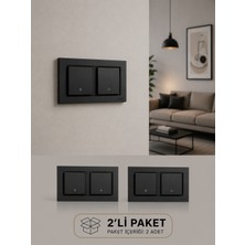 Ovivo Quantum Siyah Vaviyen+Zil Anahtarı Light 2 Adet