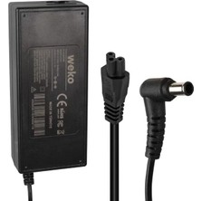 Weko 14 Volt - 3 Amper 6.5*4.4 Uçlu Iğneli Yerli Üretim Plastik Kasa Masaüstü Samsung Monitör Adaptörü