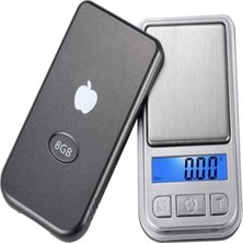 Al-Kar Ticaret Apple Ipod Görünümlü Hassas Cep Terazisi Tartı 200 G Kapasite 0.01 Hassasiyet