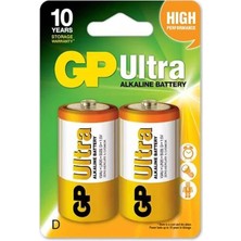 Gp 13AU-2U2 Ultra Alkalin (D) Kalın 2'li