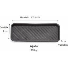 Büyük Pazar Store Silikon Yağdanlık Altlığı Dikdörtgen – Damlatmaz, Kaymaz, Mutfak Tezgah Koruyucu Altlık, Mat (Tekli)