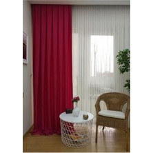 Büyük Pazar Store Ev Depo Home Taç Fuşya Düz Renk Soft Fon Perde Pilesiz Düz Dikim Ekstrafor Büzgü Tek Kanat TACEKSSOFTFONPERDE001, Fuşya, 60 x 260