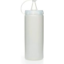 Büyük Pazar Store -Şeffaf Kapaklı Sızdırmaz Yağlık Sosluk Şişesi Plastik Yağdanlık 400 Ml. AP-9028