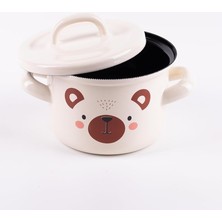 Büyük Pazar Store Little Bear Mini Bebek Tenceresi 12CM (850 Ml)