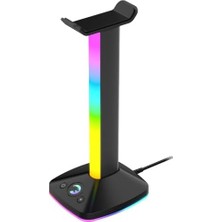 Büyük Pazar Store Gamepower Eliterack Rgb Gaming Usb3.0 Oyuncu Kulaklık Standı