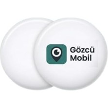 Büyük Pazar Store Gözcü Mobil Ios Android Uyumlu Airtag 10/30 Ay Batarya Ömrü Anlık Geçmişe Dönük Konum Gps Araç Motor Çocuk Akıllı Takip Cihazı (Mini)