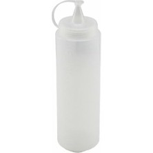 Büyük Pazar Store 2'li Set 700 ml Şeffaf Plastik Sos Şişesi ve Yağdanlık - Kapaklı Sıkılabilir Sosluk, Ketçap, Mayonez, Zeytinyağı ve Sirke Dispenseri