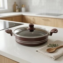 Büyük Pazar Store Assos 26 cm Karnıyarık Tencere, Kahverengi