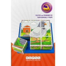Büyük Pazar Store Uçan Hayvanlar 3D Puzzle - 9 Küp 6 Yapboz