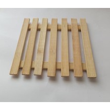 Büyük Pazar Store Bambu Izgara Nihale – Doğal Bambu Tencere ve Tava Altlığı, Isıya Dayanıklı, Kaymaz Tezgâh Koruyucu