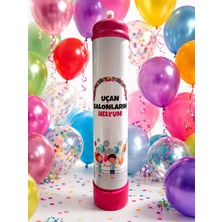 Koyuncu Tek Kullanımlık Helyum Tüpü Uçan Balon Gazı Helyum Gazı 1.1 Litre