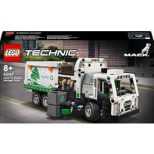 Büyük Pazar Store Mack Lr Electric Çöp Kamyonu 42167-8 Yaş ve Üzeri Çocuklar Için Geri Dönüşüm Temalı Koleksiyonluk Yaratıcı Oyuncak Model Yapım Seti, Doğum Günü Hediyesi Fikri (503 Parça)