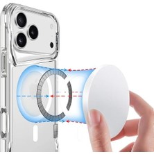 Senon Apple iPhone 17 Pro Max Için Kılıf Zore Magsafe Ile Uyumlu Şarj Özellikli T-Max M-Safe Kapak