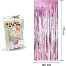 Lüks Kapı Perdesi Pembe 100 * 220 cm M159
