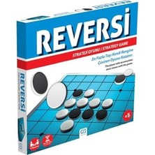 Reversi +5 Yaş Için 2 Oyunculu Eğlenceli Strateji Zeka Taş Kutu Oyunu