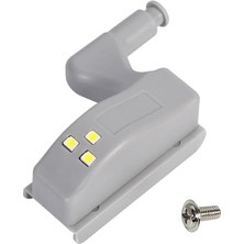 Ymiko Menteşe LED Sensör Işık, Evrensel Dolap Klozet Gardırop Gece Işıkları, 1'lu Paket(Beyaz)