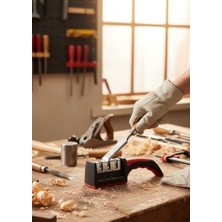 Mutfak Bıçakları Için Bıçak Bileyiciler - Paslanmaz Çelik 4'ü 1 Arada Mutfak Bıçağı Bileyici - 4 Aşamalı Bileme Yuvalarına Sahip Ergonomik ve Kullanımı Kolay Bıçak Bileme Kiti