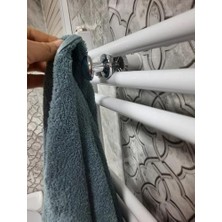 Havlupan Radyatör Askısı, Banyo Askısı, Bornoz Askısı, Kolay Kurulum, Havlu Kıyafet Askısı, Banyo Kurutmalık (Krom)