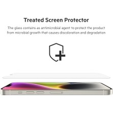Ultraglass iPhone 14 Plus, iPhone 13 Pro Max Ekran Koruyucu, Antimikrobiyal Işlem Görmüş, Kabarcıksız Uygulama ve Kurulum Kılavuzu Tepsisi Dahil, 9h Sertlik Testi Yapıldı, Temperli Cam