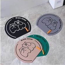 Banyo ve Mutfak Lavabo Koku Önleyici Gider Koruyucu Silikon Sızdırmaz Ped 1 Adet Kahverengi