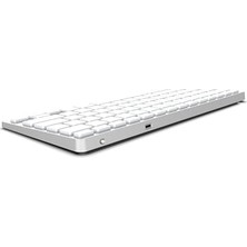 Inca IBK-565ST Bluetooth 5.0 Rechargeable Smart Silver Keyboard, 150 Saat Kullanım Süresi, Telefon, Tablet,pc, Tv, Bt Cihazlarla Uyumlu, Taşınabilir, 10M Kullanım Mesafesi