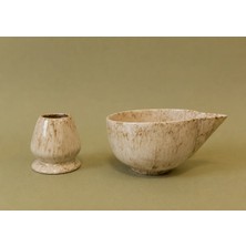 Stoneware Matcha Ritüel Seti – Kase & Whisk Tutucu