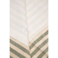 Penti Stripe Double Yüz Havlusu,haki