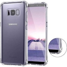 Galaxy S8 Plus Ile Uyumlu Şeffaf Airbag Antishock Silikon Kılıf