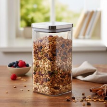 Balsa 1400ML Sızdırmaz Vakumlu Metal Kapaklı Borosilikat Cam Kavanoz – Hava Geçirmez & Dayanıklı Gıda Saklama Kabı (10CM x 21CM)