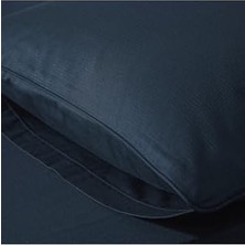 Yüzde Yüz Pamuk Percale Nevresim Seti 200X220 cm Lacivert - Pure Serisi