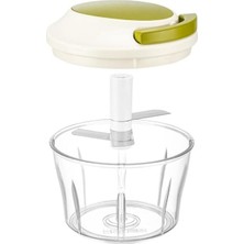 700 ml 3 Bıçaklı Ipli Rondo – Çekmeli Doğrayıcı, Hızlı ve Pratik Sebze Doğrama, Paslanmaz Çelik Bıçaklı, Ergonomik ve Kolay Kullanım Pp Plastik